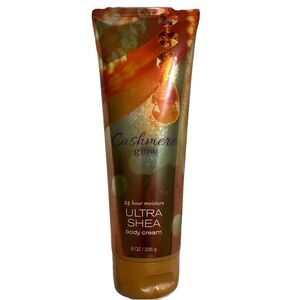 Bath & Body Works Cashmere Glow Ultra Shea Body Cream – 8 Oz – Almost Full